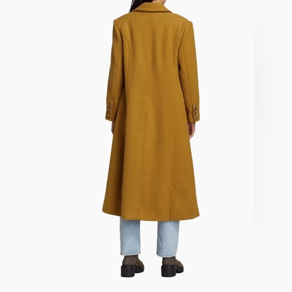 Free People Victoria Pleated Trench Coat Camel XS EUC - Picture 3 of 16